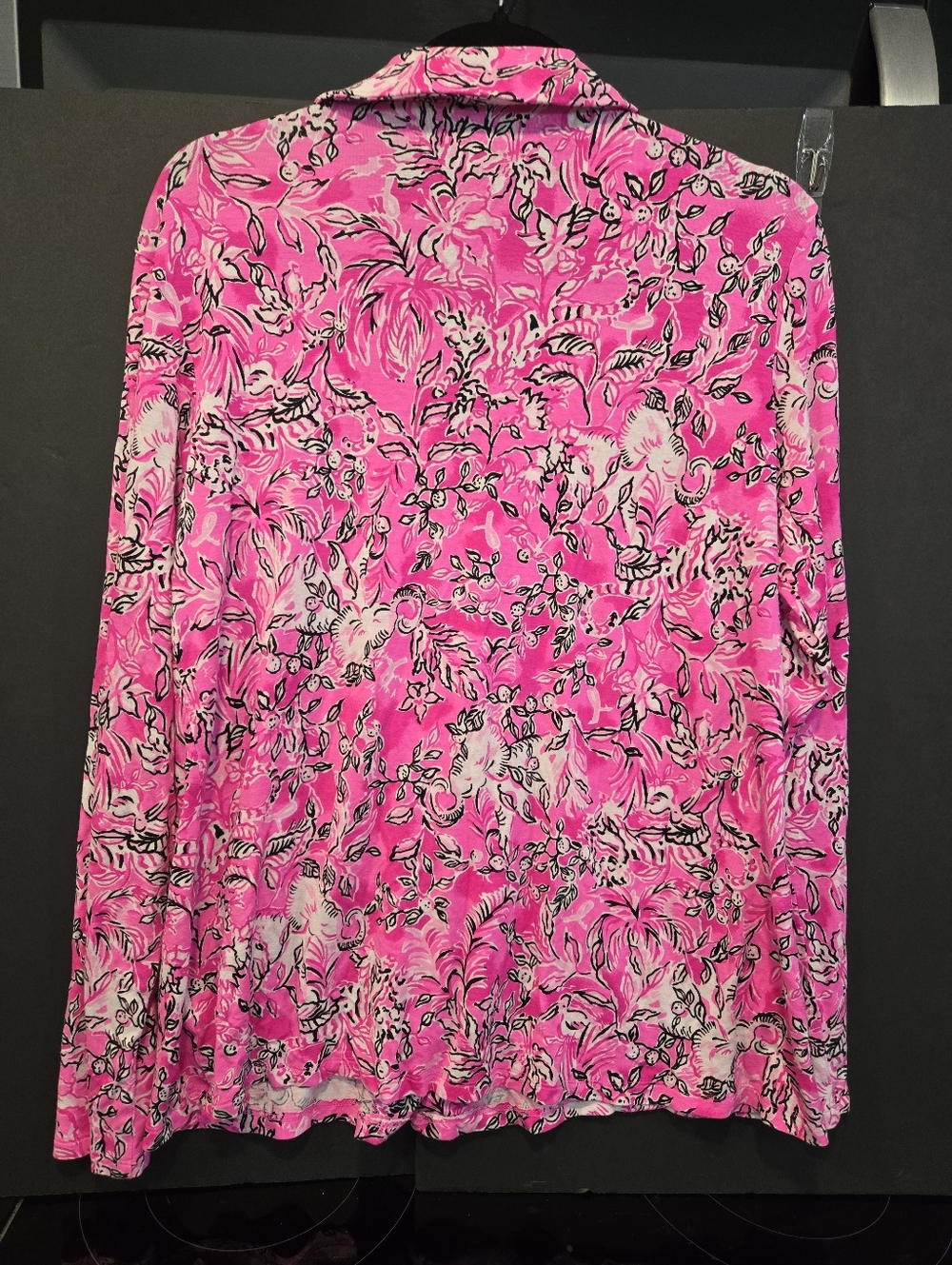 Lilly Pulitzer Button-Down Purrposely Pink Size XL - Picture 4 of 8